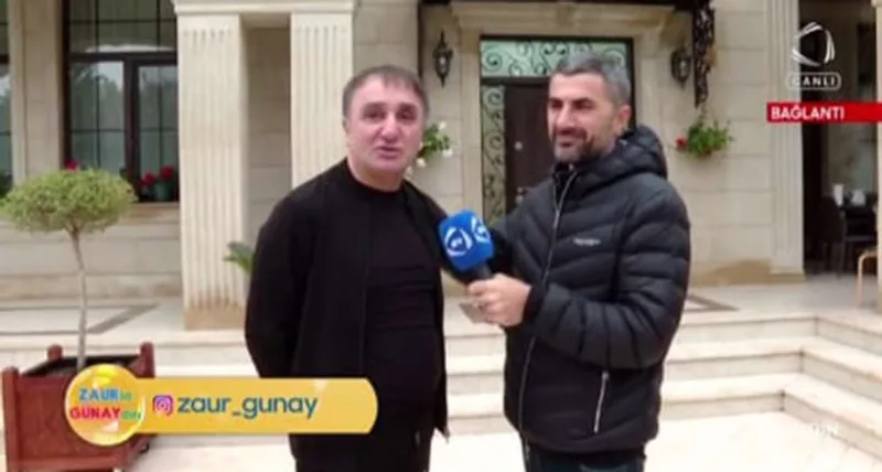 Rəqsanənin dəbdəbəli bağ evindən ilk görüntülər