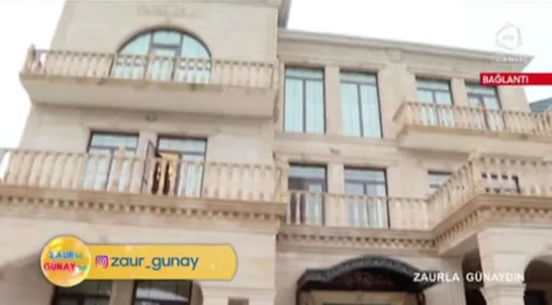 Rəqsanənin dəbdəbəli bağ evindən ilk görüntülər