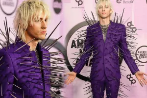 Ödülündən çox libası diqqət çəkdi