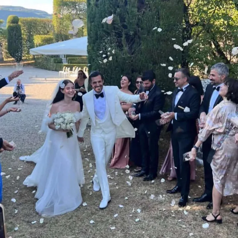 Serkanla Özge İtaliyada toy etdi