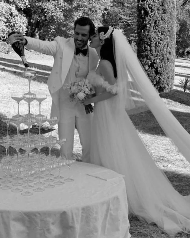 Serkanla Özge İtaliyada toy etdi