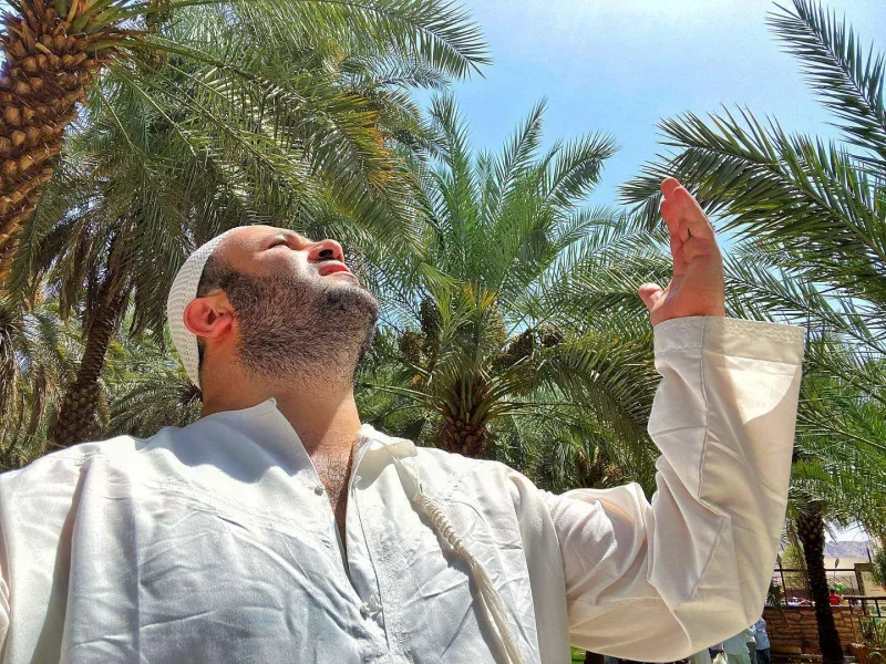 Elnur Məkkə ziyarətində