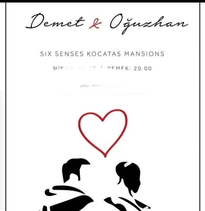 Demetlə Oğuzhanın dəvətnaməsi yayıldı