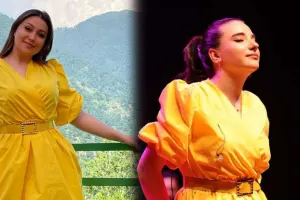 Damla və Nahidə eyni geyimdə