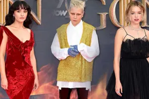 Ulduzlar Londonda qırmızı xalıda...