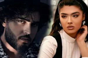 Ayaz model sevgilisi ilə üzük taxdı