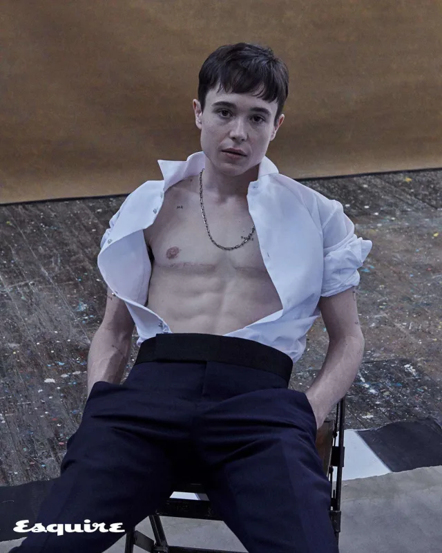 Cinsini dəyişən Elliot kamera qarşısında