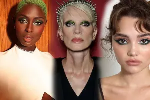 Göz makiyajına zümrüd yaşılının təsiri...