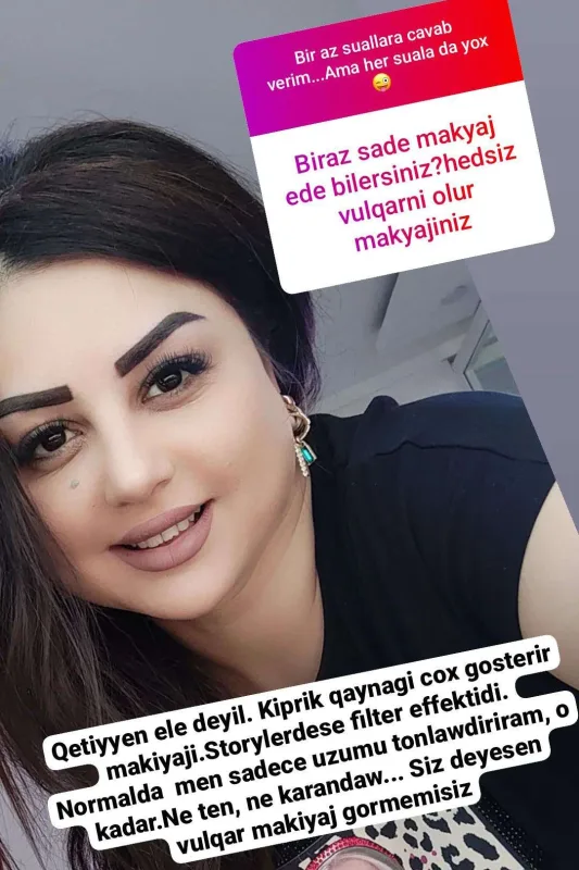 “Siz, deyəsən, vulqar makiyaj görməmisiniz”