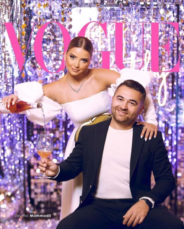 İlkin həm özünə, həm xanımına ad günü etdi