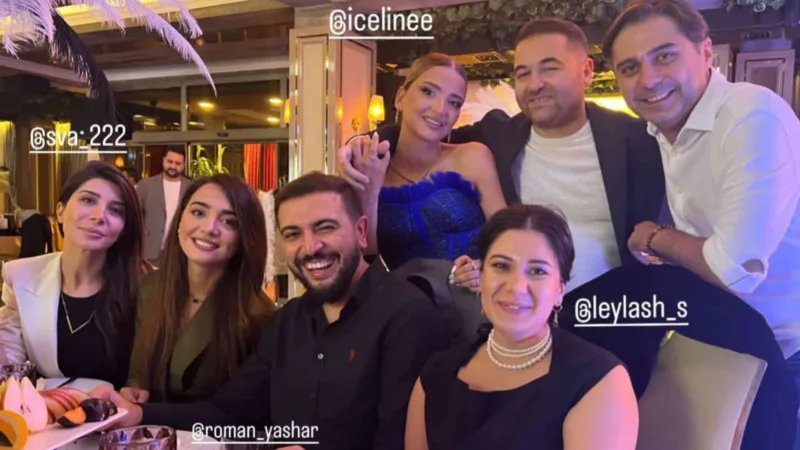 İlkin həm özünə, həm xanımına ad günü etdi