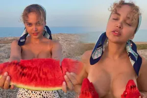 TikToker Aydandan qalmaqallı fotolar