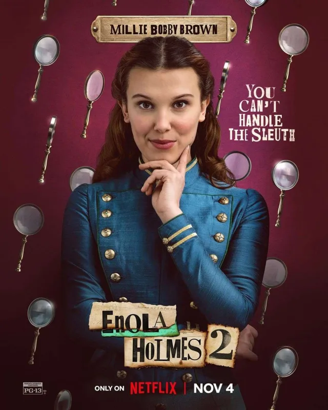 “Enole Holmes 2”nin personaj posterləri