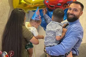 Şou əhli Azadın oğlunun ilk yaşına yığışdı