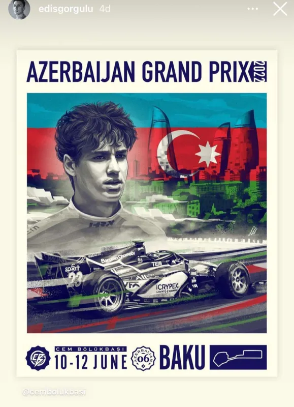 Edisdən Azərbaycanla bağlı paylaşım