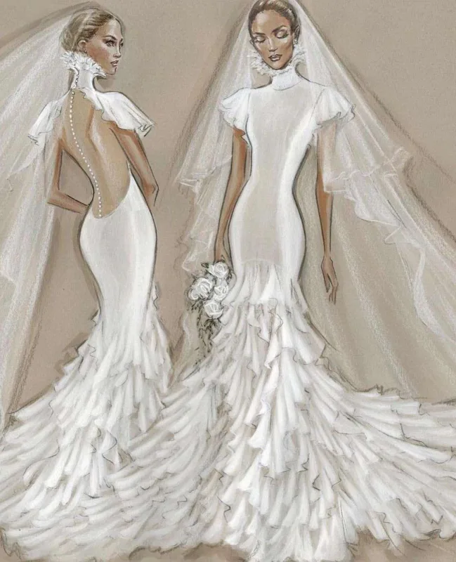 500 metrdən çox parça... - CeyLo-nun gəlinlikləri!