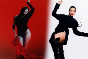 Rosalia bu jurnal üçün pozalar verdi