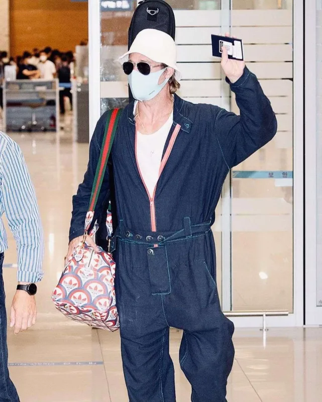 Ətəyi unudun, Bred Pitt kombinzona keçdi