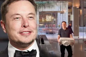 44 milyarda tvitteri alan İlon ofisə əlüzyuyanla gəldi