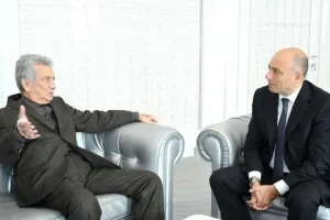 Nazir Xalq artisti ilə görüşdü