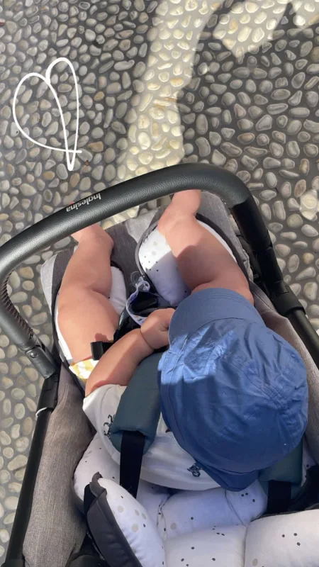 Kıvançın xanımı oğlunun şəklini paylaşdı