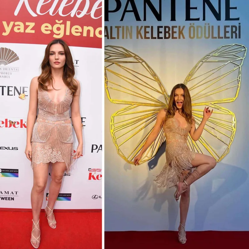 Türk məşhurlar  “Kelebek yazı” qırmızı xalısında...