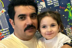 Elşən Orucov qızı ilə...