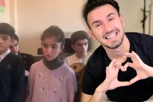 Türk tiktoker azərbaycanlı uşaqlara heyran oldu - Video