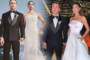 Oğuzhanla Demetin toyundan görüntülər