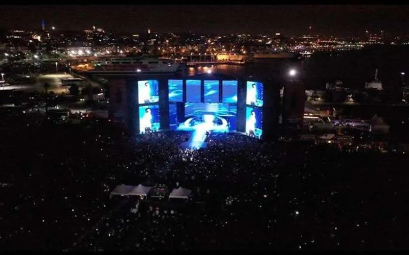 Edisin konsertinə 100 min adam yığışdı