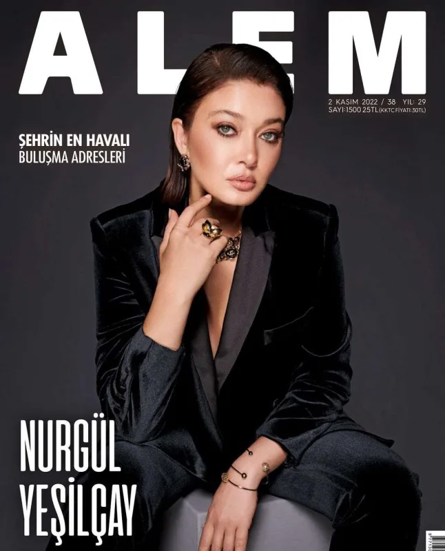 Nurgül bu dərgi üçün kamera önünə keçdi