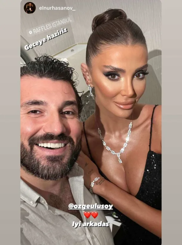 Özge ilə Elnur yenidən bir arada