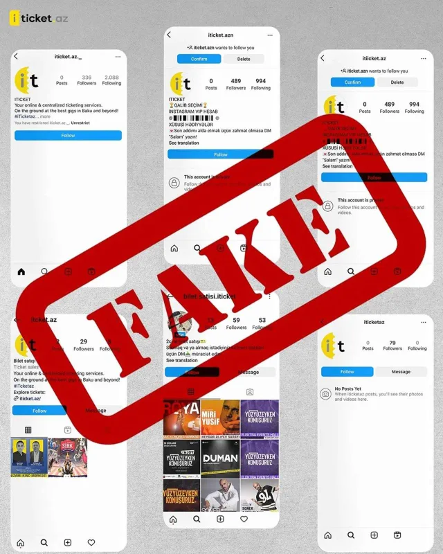 “İticket” adından saxtakarlıq