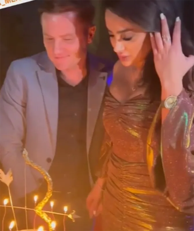 Eduard Məmmədov sevgilisinin ad günündə