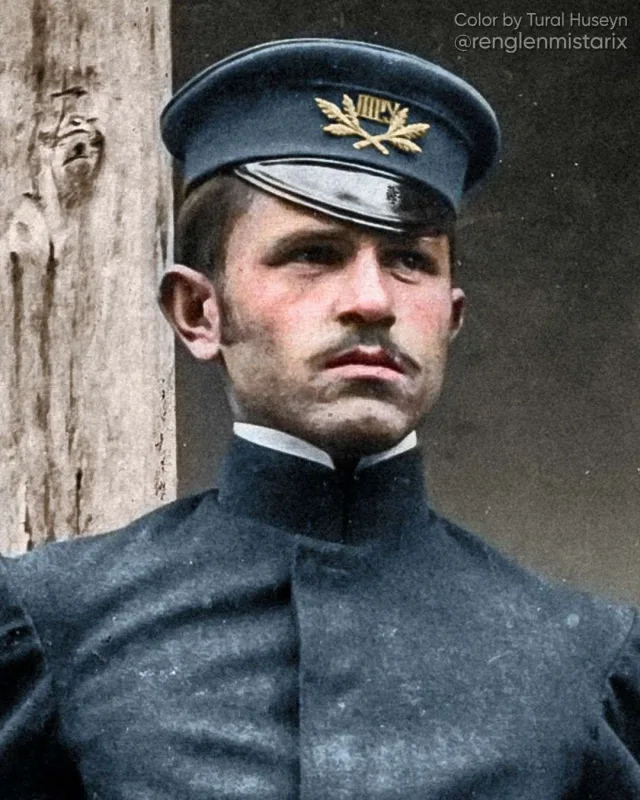 Üzeyir Hacıbəyovun rənglənmiş gənclik fotosu...