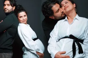 İbrahimdən hamilə xanımıyla fotosessiya