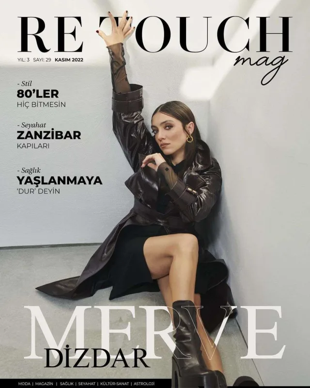 Dərginin yeni buraxılışının siması Merve oldu