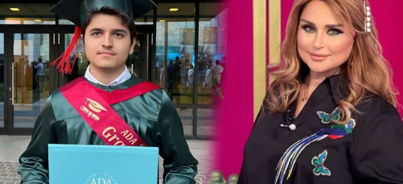 Xalq artistinin oğlu məzun oldu