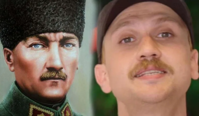 Atatürk rolu üçün saçını və bığını saraltdı