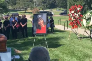 Firəngiz Rəhimbəyovanın dəfnindən görüntülər