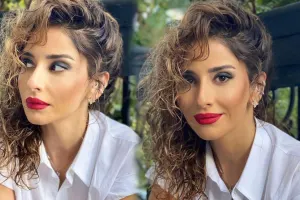 Leyla Quliyeva retro obrazda