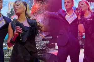 Məşhur italyan müğənni Bakıda toyda