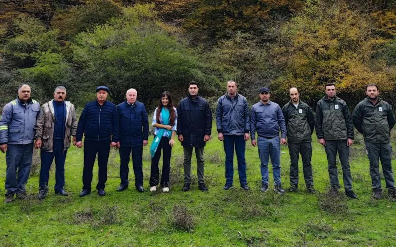 Leyla Əliyeva Şahdağ Milli Parkında - Fotolar