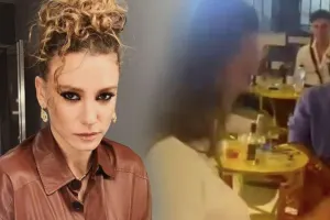 Serenay oynadı, sevgilisi eşqlə izlədi