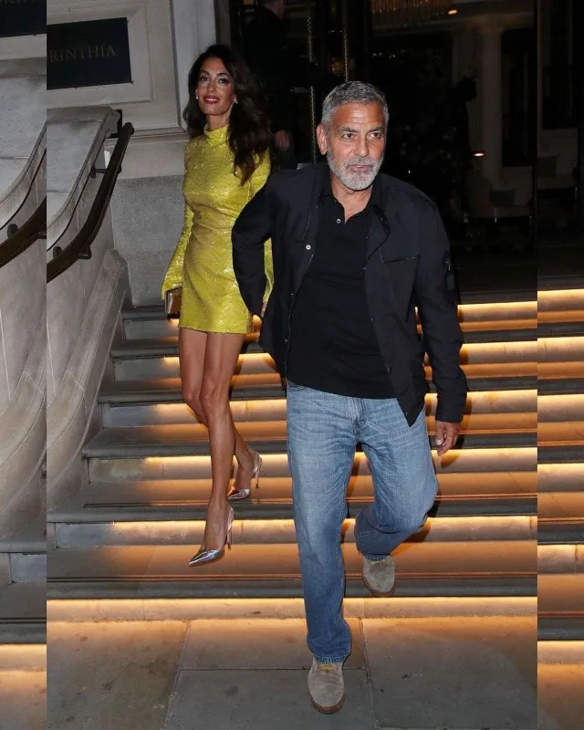 Corc və Amal Kluni aylar sonra