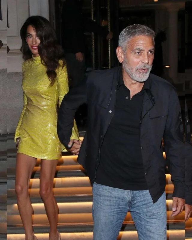 Corc və Amal Kluni aylar sonra