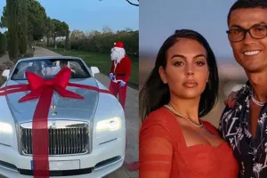 Sevgilisi Ronaldonu maşınla sevindirdi