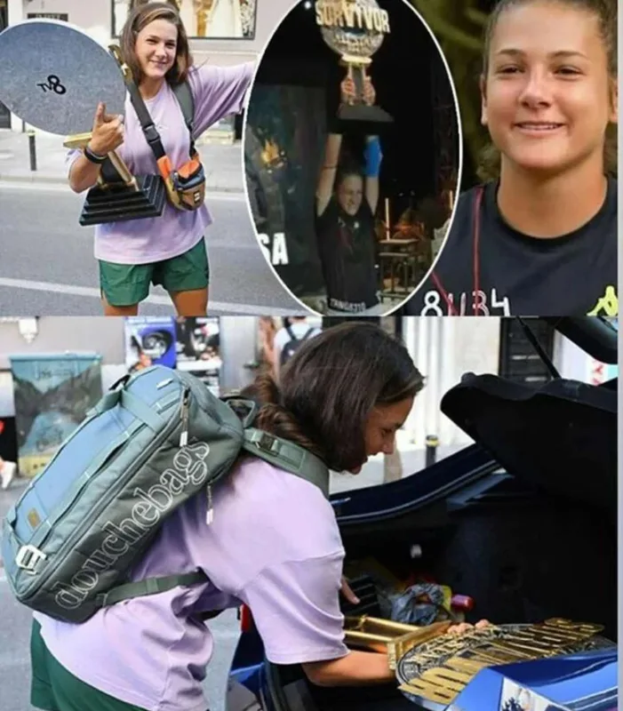 Mükafatını özü ilə gəzdirir