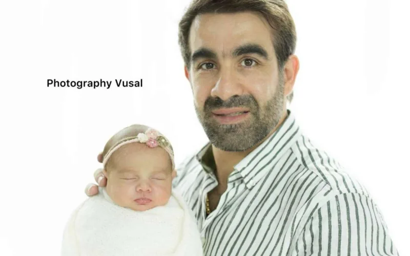 Rafael Ağayev ilk dəfə övladları ilə