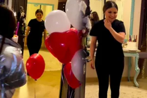 Dostlarından Yahyayevaya evində sürpriz